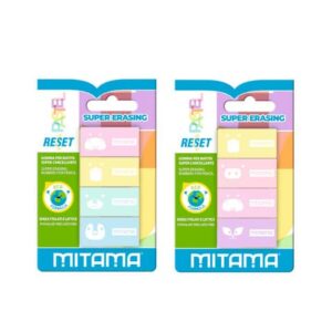 Gomma per matita Mitama Reset Pastel - colori assortiti pastel -
