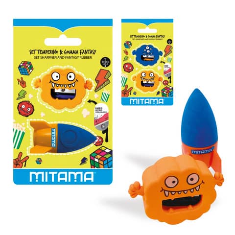 Mitama Fantasy Plastic Knife Set with eraser - Forme Boy -