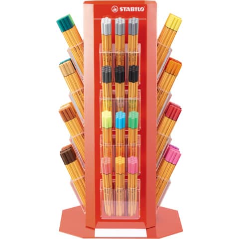Espositore 480 fineliner Stabilo Point 88® 0,4 mm - colori assortiti -