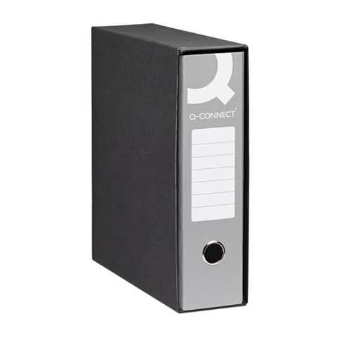 Registratore protocollo con custodia Q-Connect dorso 8 cm - 28,5x34,3 cm -