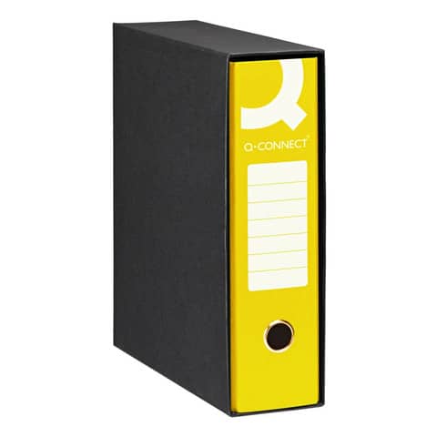 Registratore protocollo con custodia Q-Connect dorso 8 cm - 28,5x34,3 cm -