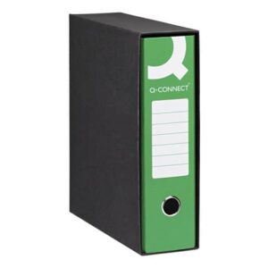 Registratore protocollo con custodia Q-Connect dorso 8 cm - 28,5x34,3 cm -
