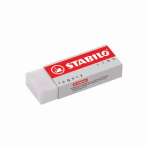 Gomma bianca Stabilo Legacy senza PVC - 22x11x62 mm -