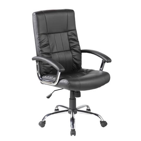 Poltrona direzionale con braccioli Serena Group Baltimora rivestimento PU -