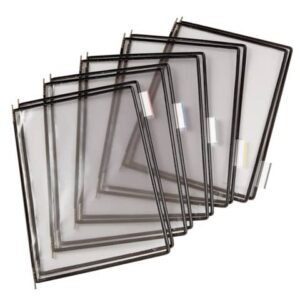 Tarifold® T-Technic A4 lectern envelopes black - PVC reinforced edge