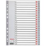 Divisori per rubrica Esselte A4 PPL numerica 1-20