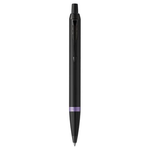 Penna a sfera Parker IM Vibrant Ring Purple punta M Parker