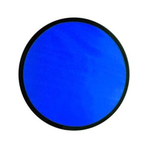 frisbee pieghevole in poliestere con pouch colorata coordinata - ø 25 cm -