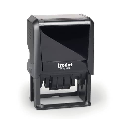 Printy 4727 - Datario con testo PERSONALIZZATO fino a 3+3 righe dimens.