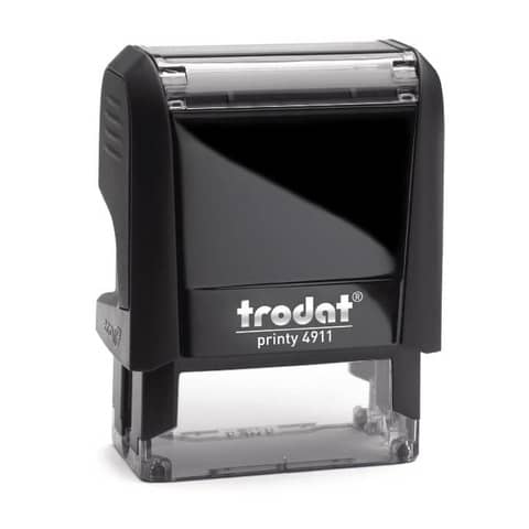 Printy 4911 - Timbro di testo PERSONALIZZATO fino a 4 righe dimensione