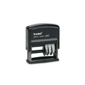Printy 4813 - Datario con testo PERSONALIZZATO fino a 2 righe dimensione