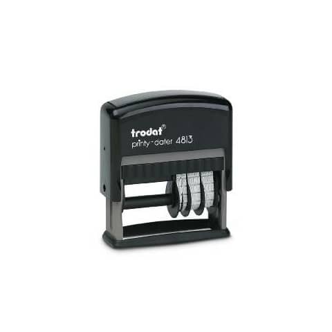Printy 4813 - Datario con testo PERSONALIZZATO fino a 2 righe dimensione