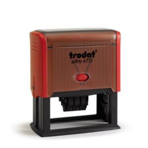 Printy 4731 - Datario con testo PERSONALIZZATO fino a 3+3 righe dimens.