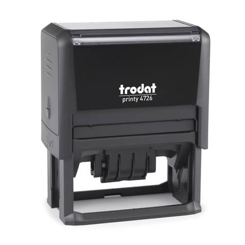 Printy 4726 - Datario con testo PERSONALIZZATO fino a 3+3 righe dimens.