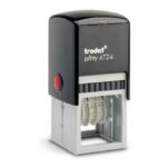 Printy 4724 - Datario con testo PERSONALIZZATO fino a 3+3 righe dimens.