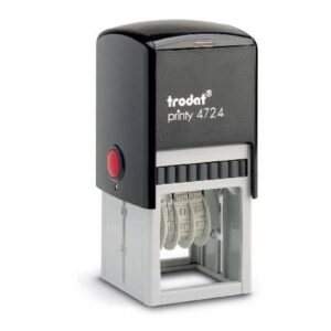 Printy 4724 - Datario con testo PERSONALIZZATO fino a 3+3 righe dimens.