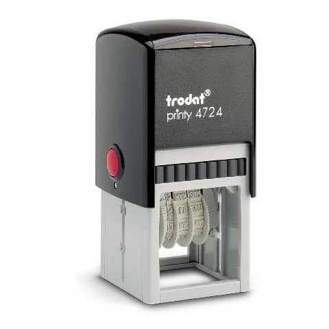 Printy 4724 - Datario con testo PERSONALIZZATO fino a 3+3 righe dimens.