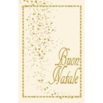 Christmas cards with envelope size 9x14 cm - 6 subjects in two colours