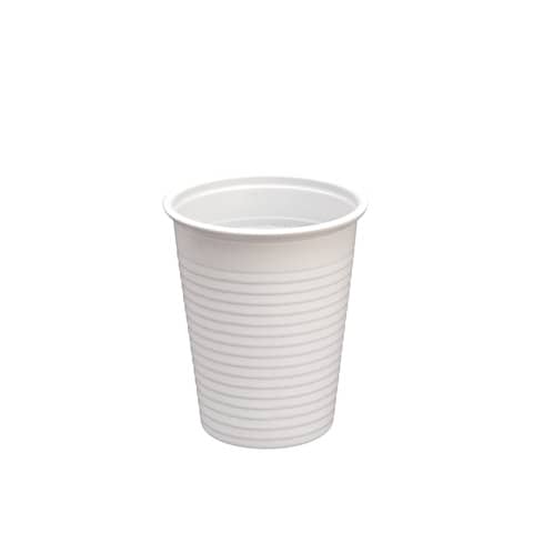 Bicchiere in PP - 2 gr - 200 ml/200 cc - ø 70 mm - conf. 100 pz FlexiCup bianco