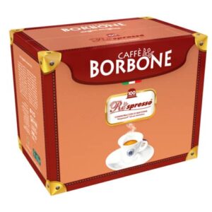 Capsule compatibili Respresso 100 pz Caffe Borbone qualità Nera