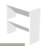 Armadio basso a giorno 2898 90x46xH.85 cm Artexport bianco