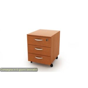 Cassettiera a 3 cassetti su ruote 17020 41x50xH.52,2 cm Artexport ciliegio