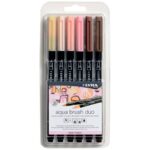 Pennarelli AQUA BRUSH DUO Set 6 pennarelli confezione appendibile Lyra