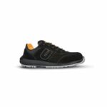 Scarpe antinfortunistiche in morbida pelle scamosciata Sun S1P SRC nere