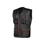 Gilet da lavoro con tasche multifunzionali Fun Black Carbon U-Power