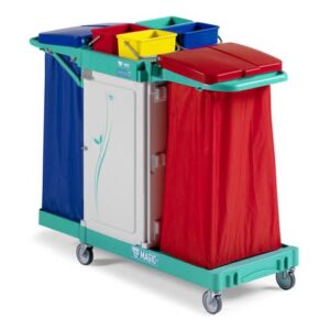 Closed trolley with 3 departments Magic Line - 135x55x110 cm TTS 390 safety