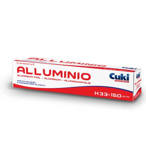Rotolo di alluminio con astuccio Cuki Professional 326 mm x 150 m