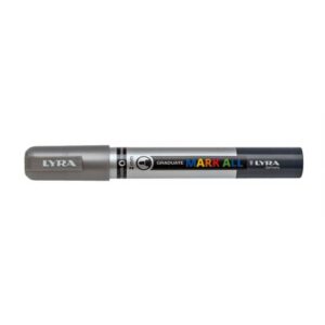 Marcatore a tempera Graduate Mark All punta tonda 2 mm Lyra argento