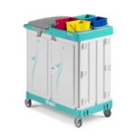 Closed trolley 2 departments Magic Line - 98x60x110 cm TTS 300 Elegance