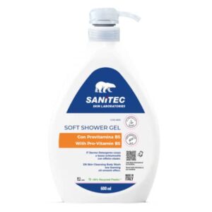 Soft shower gel Low-foaming body cleanser Skin Lab Sanitec 600