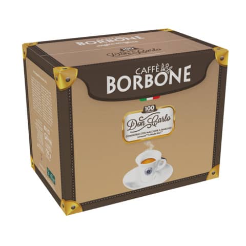 Don Carlo compatible capsules 100 pcs Caffe Borbone qualità Rossa
