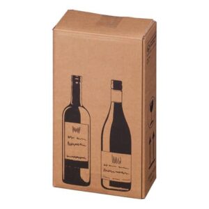 Scatole per bottiglie Wine Pack conf. 10 pz Bong due bottiglie