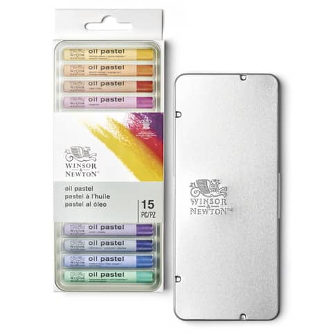 Set 15 pastelli ad olio Winsor&Newton colori assortiti -