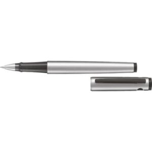 Penna roller Pilot Explorer inchiostro gel nero - fusto argento
