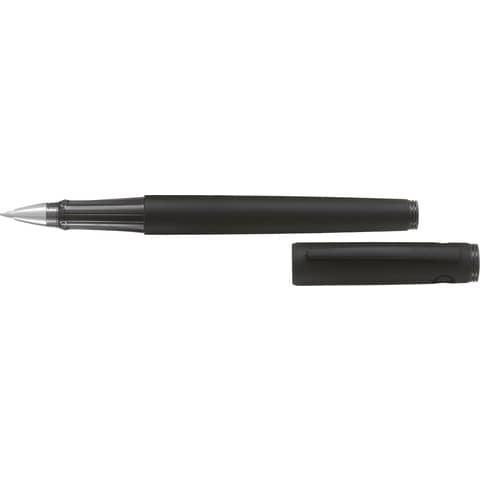 Penna roller Pilot Explorer inchiostro gel nero - fusto nero