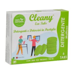 Detergente multiuso igienizzante in pastiglie CLEANY Eco tabs