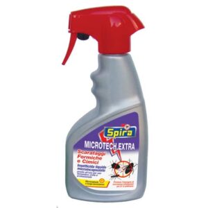 Insetticida per scarafaggi, formiche e cimici Microtech Extra Spira 400 ml