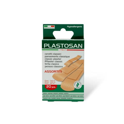 Cerotti assortiti Plastosan rosa conf. 20 pz