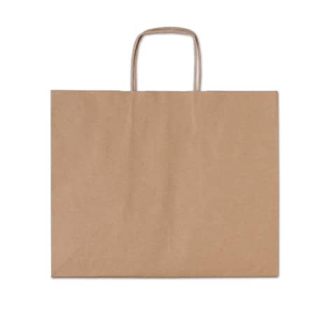 Borsa Takeaway kraft avana 36,5x25x30 cm conf. 150 pz Rex-Sadoch 110 gr/mq