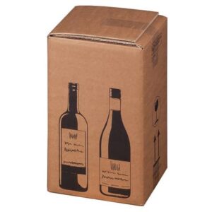 Scatole per bottiglie Wine Pack conf. 10 pz Bong quattro bottiglie