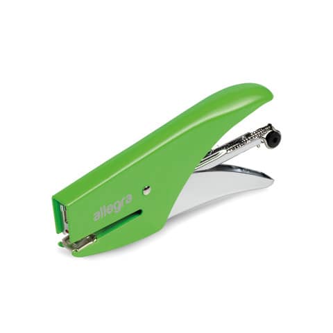 Cucitrice a pinza Allegra Fluo - 200 punti - 15 fogli Iternet verde