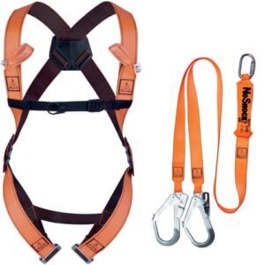 Kit anticaduta pronto all'uso Delta Plus arancio