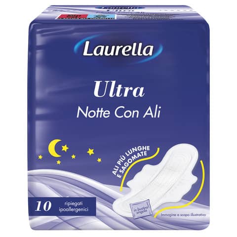 Assorbenti Ultra notte con ali Laurella
