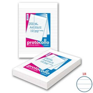 Fogli protocollo A4 - 60 g/mq - Blasetti 1R - senza margini -