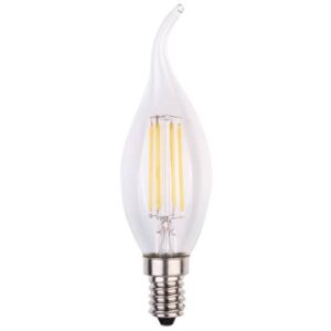 Lampadina LED a filamento fiamma 6W attacco E14 806 lumen luce naturale MKC