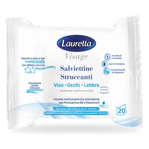 Salviettina umidificata struccante - Laurella